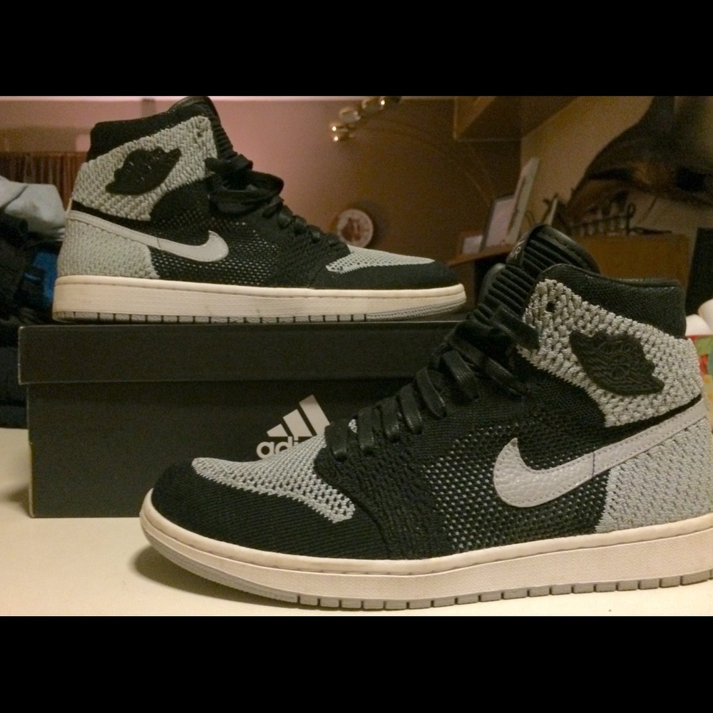Air Jordan 1 retro high fly knit shadow men’s